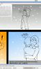 2008-12-05 précoloration des arrières-plans de strips avant coloration des personnages.jpg